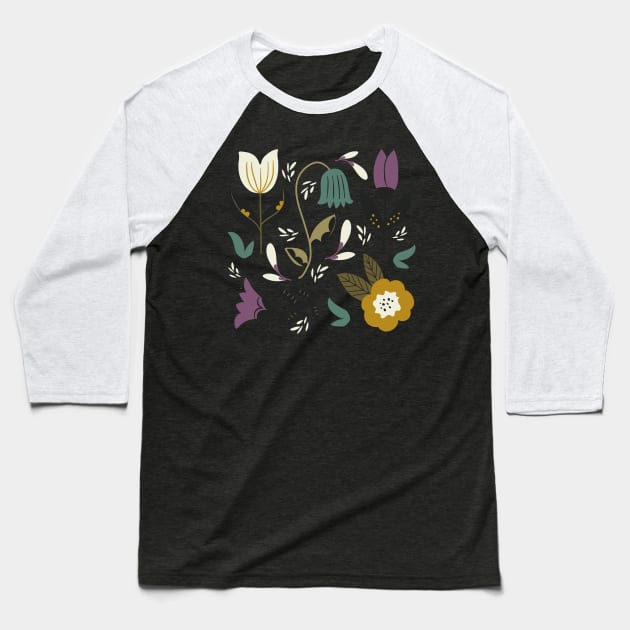 Flourish Baseball T-Shirt by Anna Deegan